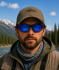 Polarisierende Sonnenbrille TroutView - Blue Mirror