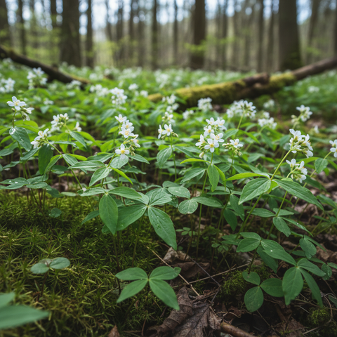Sauerländer Waldziege - Spritziger Waldmeisterlikör - Wilder Waldmeister aus dem Sauerland