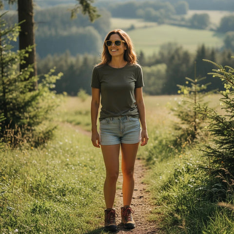 Sonnenbrille Bambus mit Sauerland Gravur - Grey