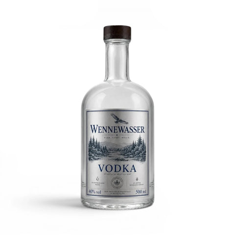 Wennewasser Premium Vodka 40 % Vol. - Made in Germany - WALDDESIGNERIN®