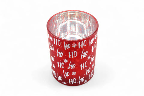 Windlicht / Teelicht Ho Ho Ho