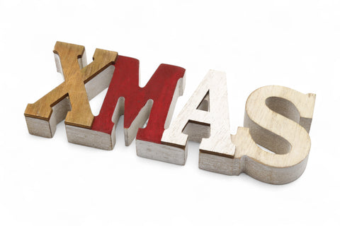 Holz-Aufsteller XMAS