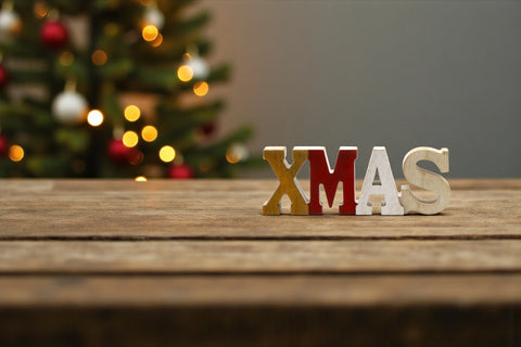 Holz-Aufsteller XMAS