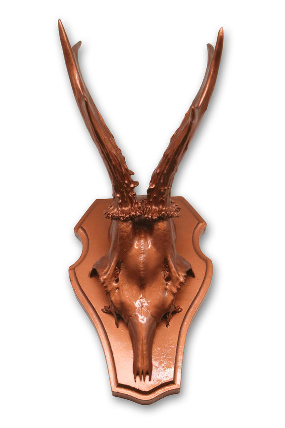 Geweih - Gehörn #63 - Kupfer - Handmade in Diepental - WALDDESIGNERIN ® - Verkauft!