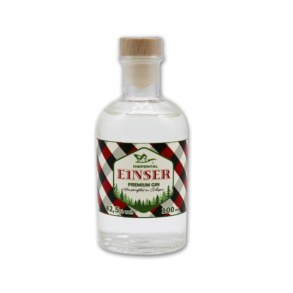 E1NSER - Premium Gin - 0,1 Liter - DIEPENTAL ® EINSER