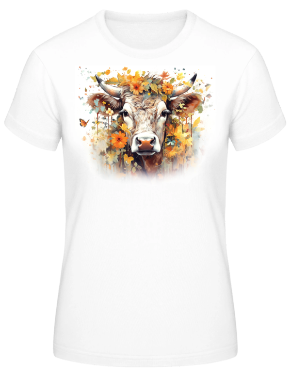 Damen T-Shirt - "Kuh Elli" - 100 % Baumwolle - "Sauerland Edition"